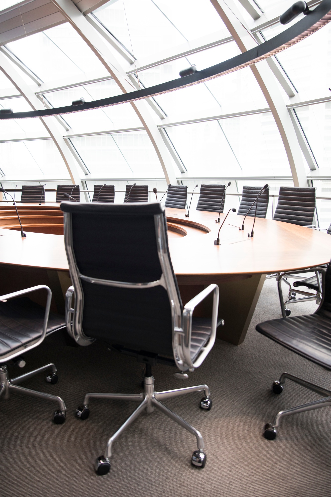 Modern office meeting room